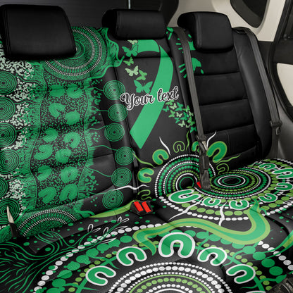 Australia Minority Mental Health Support Personalised Back Car Seat Cover Aboriginal Ribbon Dot Painting