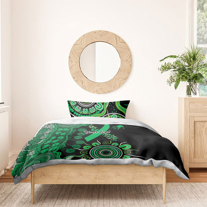 Australia Minority Mental Health Support Personalised Bedding Set Aboriginal Ribbon Dot Painting