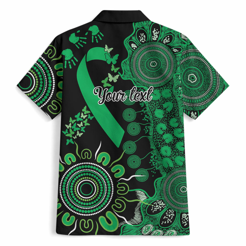 Australia Minority Mental Health Support Personalised Hawaiian Shirt Aboriginal Ribbon Dot Painting