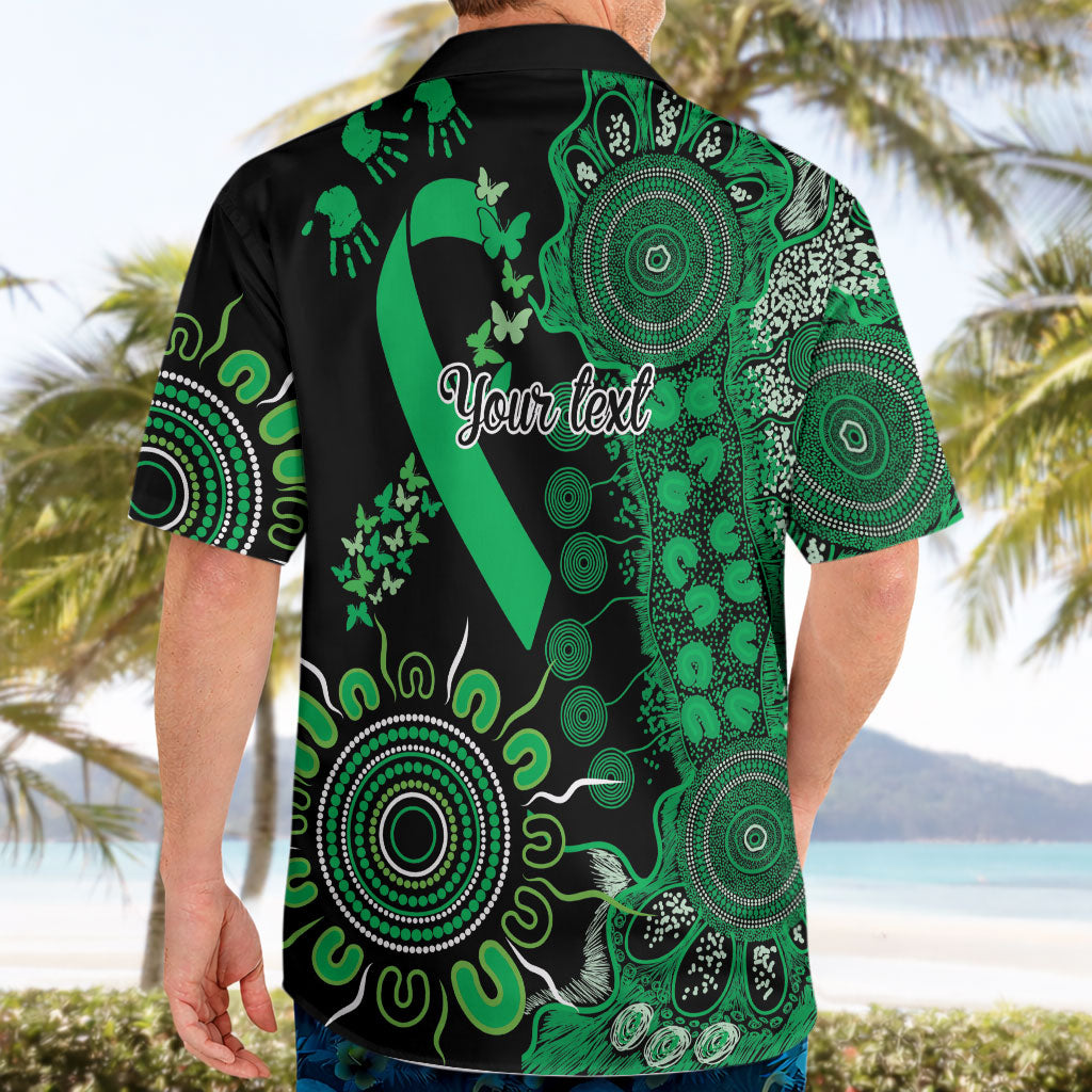 Australia Minority Mental Health Support Personalised Hawaiian Shirt Aboriginal Ribbon Dot Painting