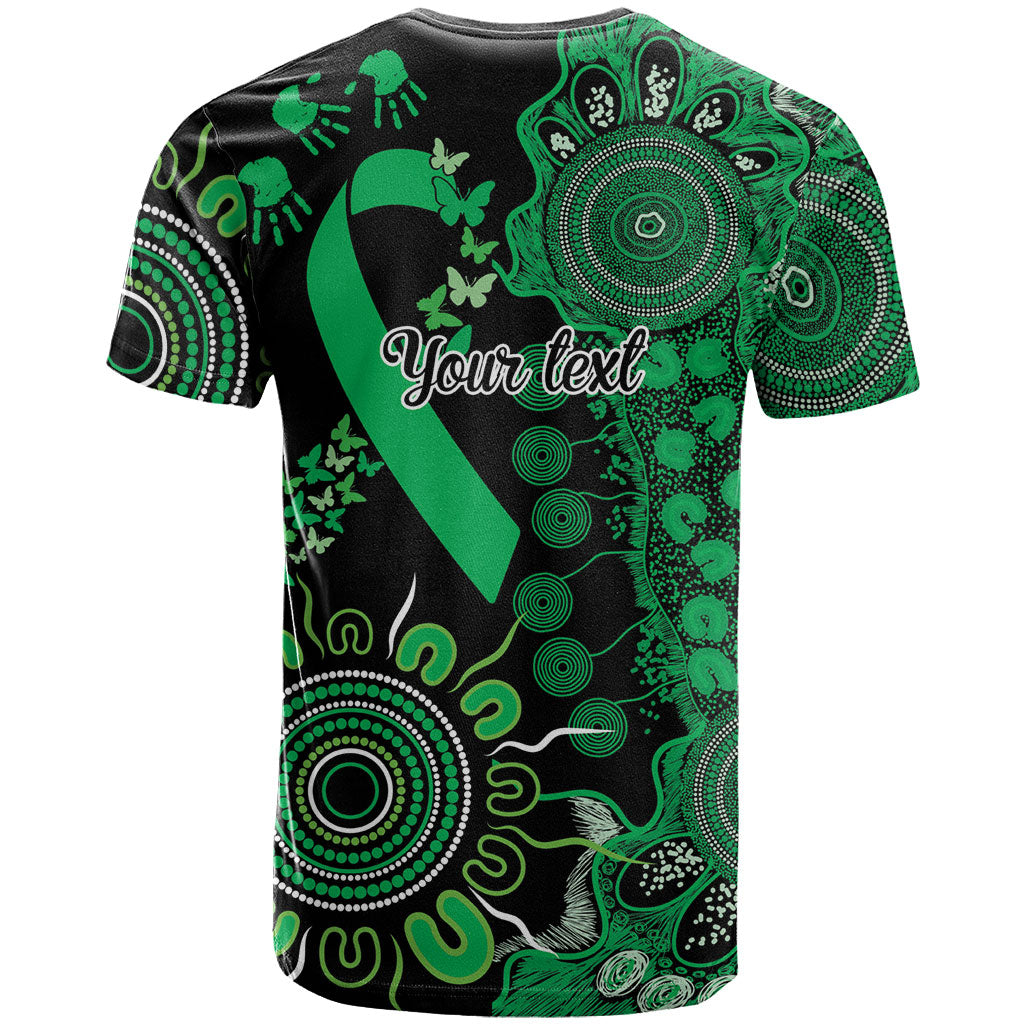 Australia Minority Mental Health Support Personalised T Shirt Aboriginal Ribbon Dot Painting
