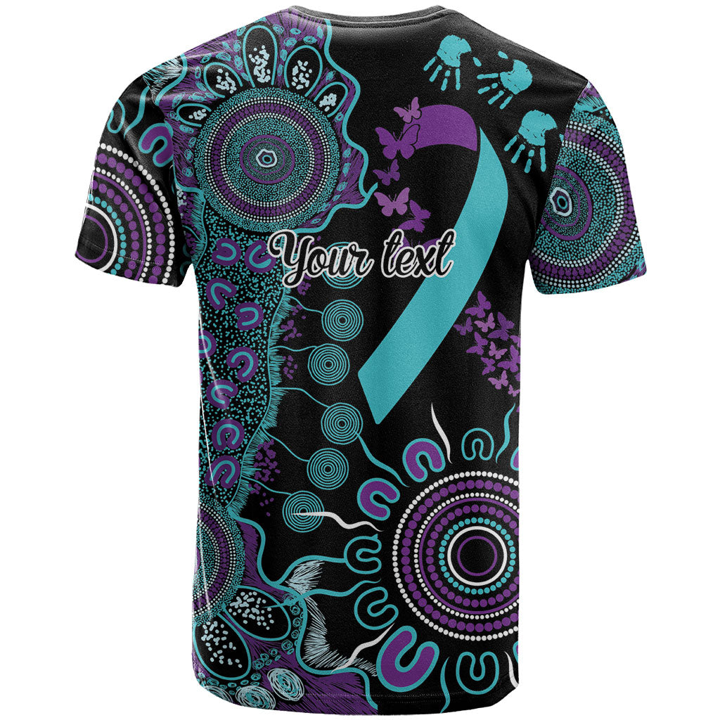Australia You Matter Suicide Prevention Support Personalised T Shirt Aboriginal Ribbon Dot Painting