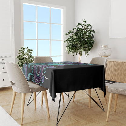 Australia You Matter Suicide Prevention Support Personalised Tablecloth Aboriginal Ribbon Dot Painting