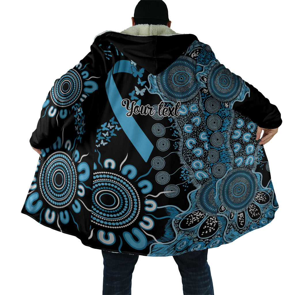 Australia Prostate Cancer Support Personalised Cloak Aboriginal Ribbon Dot Painting