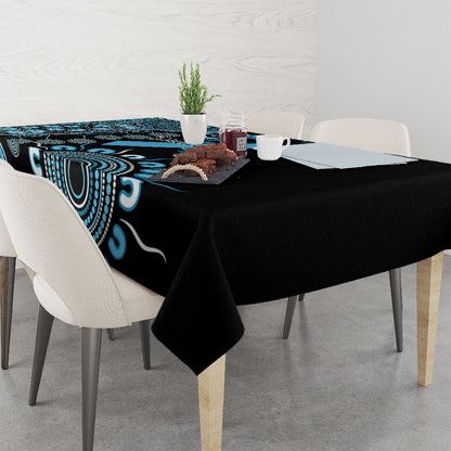 Australia Prostate Cancer Support Personalised Tablecloth Aboriginal Ribbon Dot Painting