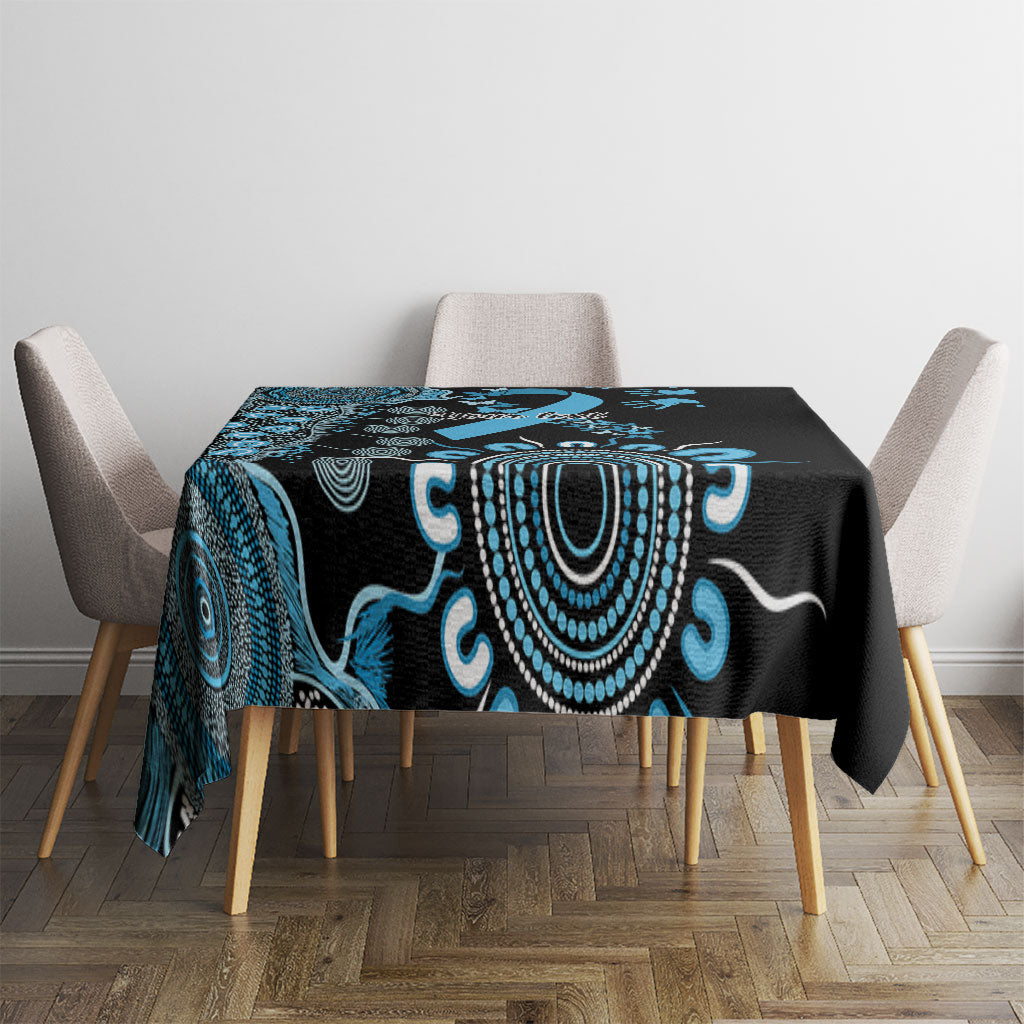 Australia Prostate Cancer Support Personalised Tablecloth Aboriginal Ribbon Dot Painting