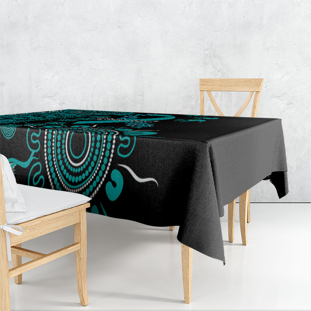 Australia PTSD Support Healing From Trauma Personalised Tablecloth Aboriginal Ribbon Dot Painting