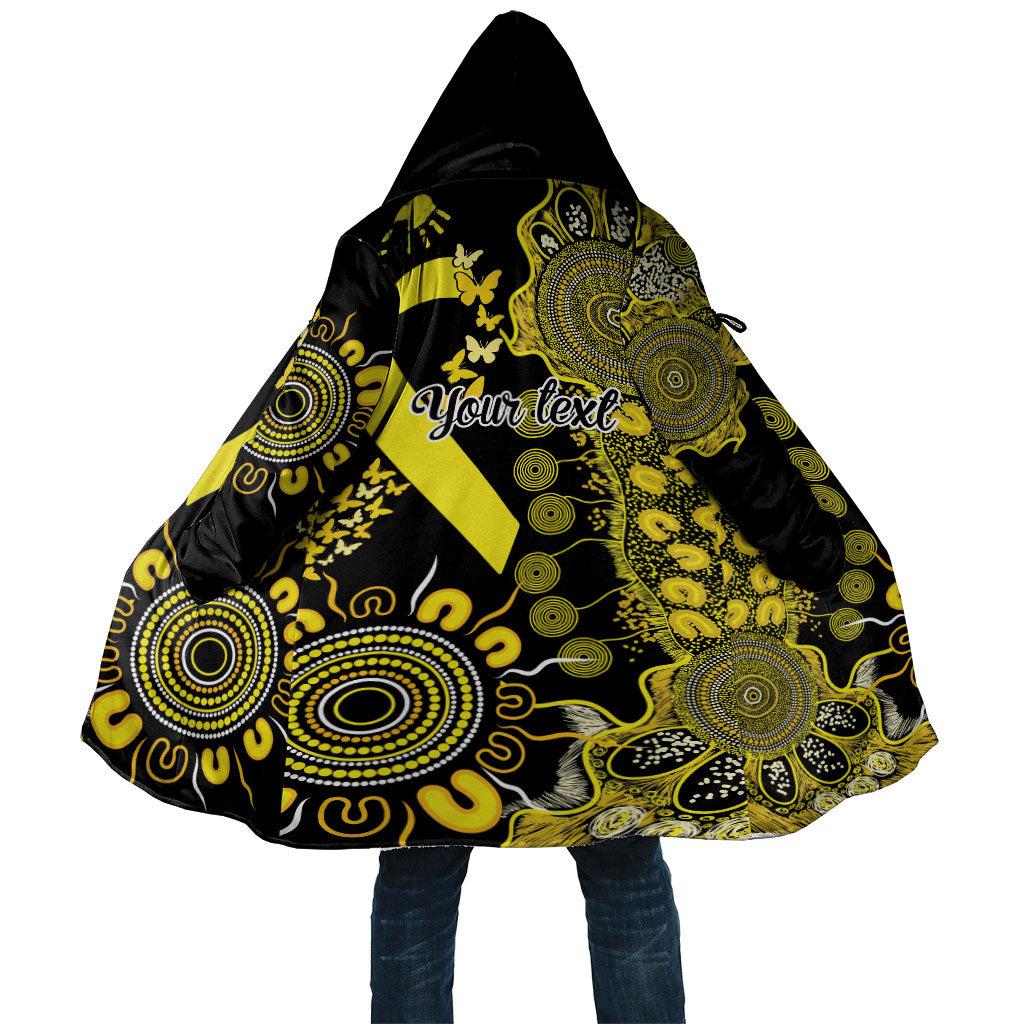 Sarcoma Support Rare Cancer Strength Personalised Cloak Aboriginal Ribbon Dot Painting