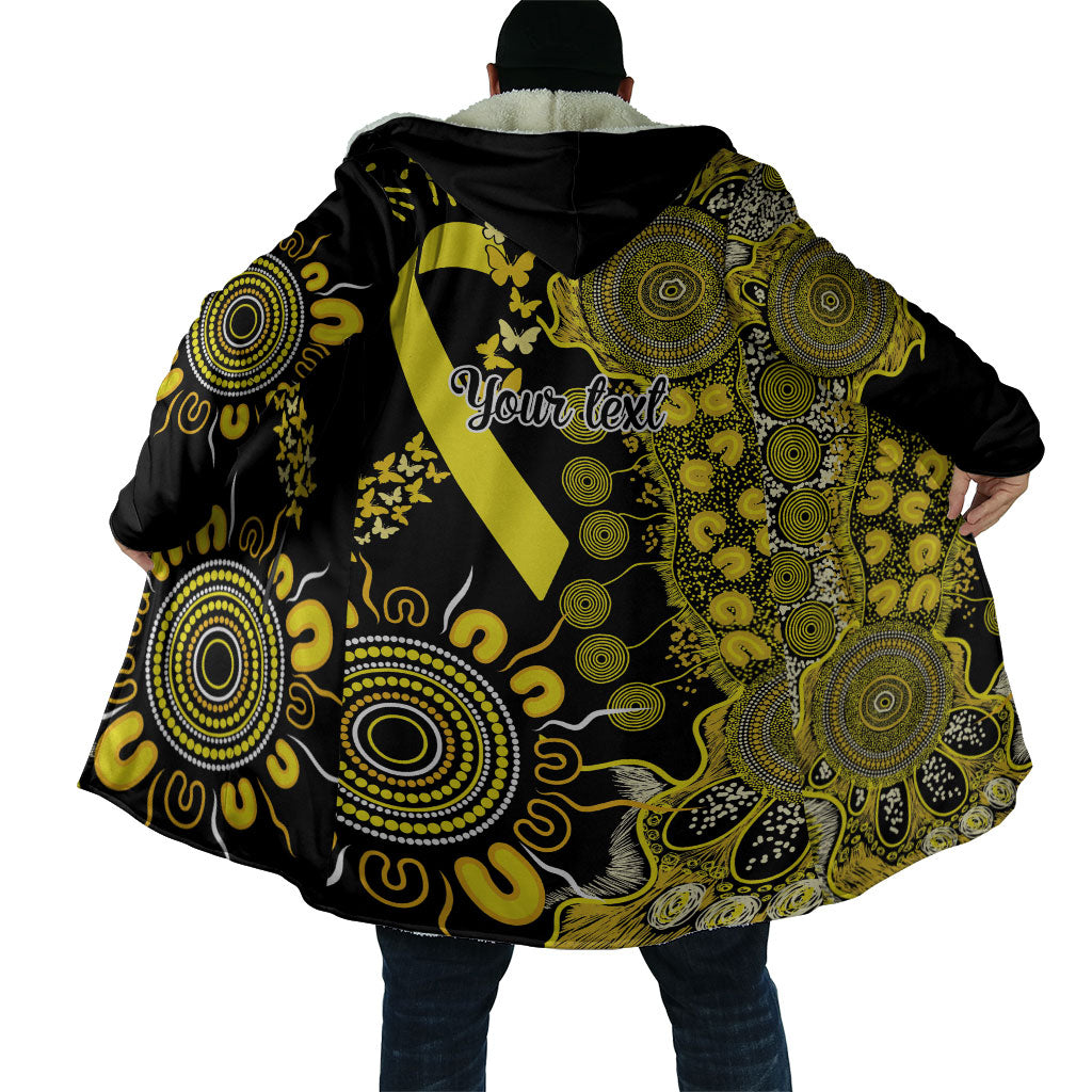 Sarcoma Support Rare Cancer Strength Personalised Cloak Aboriginal Ribbon Dot Painting