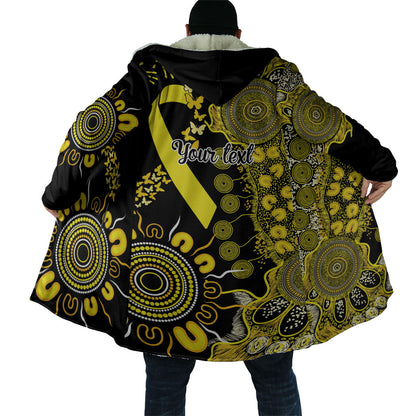Sarcoma Support Rare Cancer Strength Personalised Cloak Aboriginal Ribbon Dot Painting