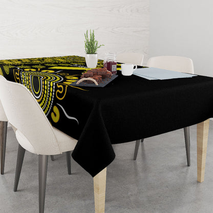 Sarcoma Support Rare Cancer Strength Personalised Tablecloth Aboriginal Ribbon Dot Painting