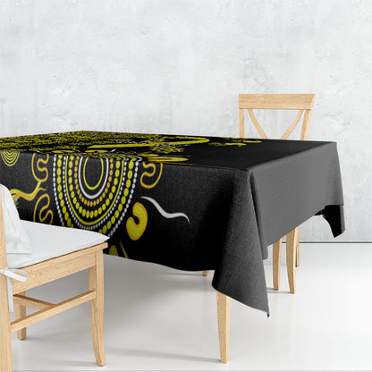 Sarcoma Support Rare Cancer Strength Personalised Tablecloth Aboriginal Ribbon Dot Painting