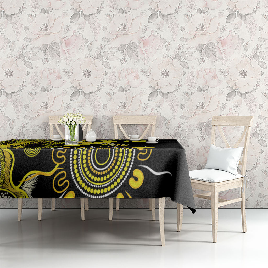 Sarcoma Support Rare Cancer Strength Personalised Tablecloth Aboriginal Ribbon Dot Painting