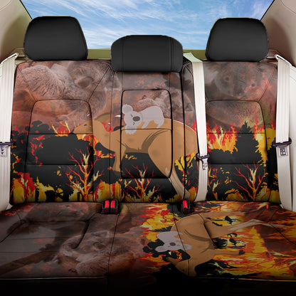Save Wildlife Australia Back Car Seat Cover Australia Bushfire Recovery Wildlife Support