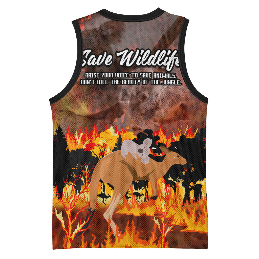 Save Wildlife Australia Basketball Jersey Australia Bushfire Recovery Wildlife Support