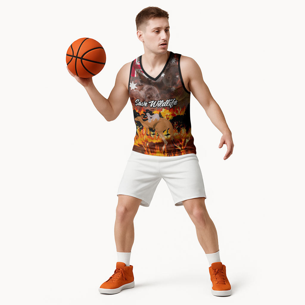 Save Wildlife Australia Basketball Jersey Australia Bushfire Recovery Wildlife Support