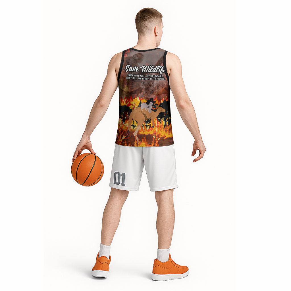 Save Wildlife Australia Basketball Jersey Australia Bushfire Recovery Wildlife Support