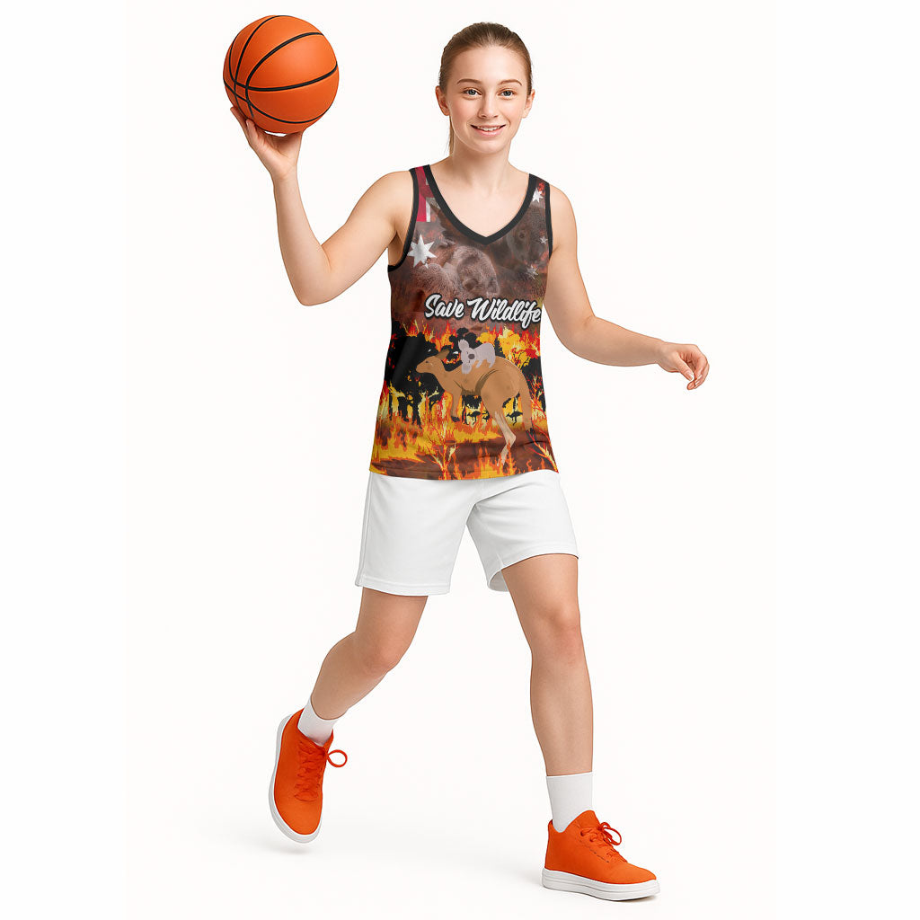 Save Wildlife Australia Basketball Jersey Australia Bushfire Recovery Wildlife Support