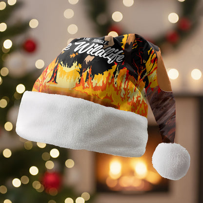 Save Wildlife Australia Christmas Santa Hat Bushfire