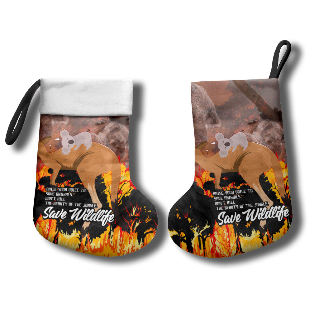 Save Wildlife Australia Christmas Stocking Bushfire