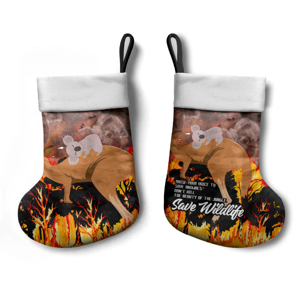 Save Wildlife Australia Christmas Stocking Bushfire