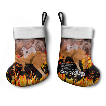 Save Wildlife Australia Christmas Stocking Bushfire