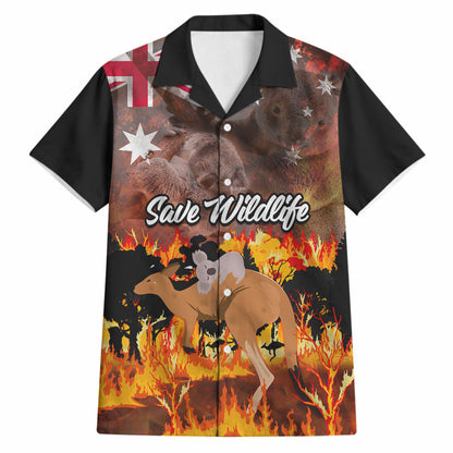 Save Wildlife Australia Hawaiian Shirt Australia Bushfire Recovery Wildlife Support