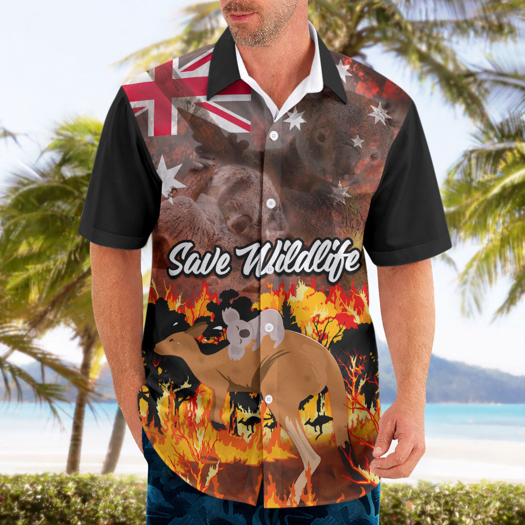 Save Wildlife Australia Hawaiian Shirt Australia Bushfire Recovery Wildlife Support