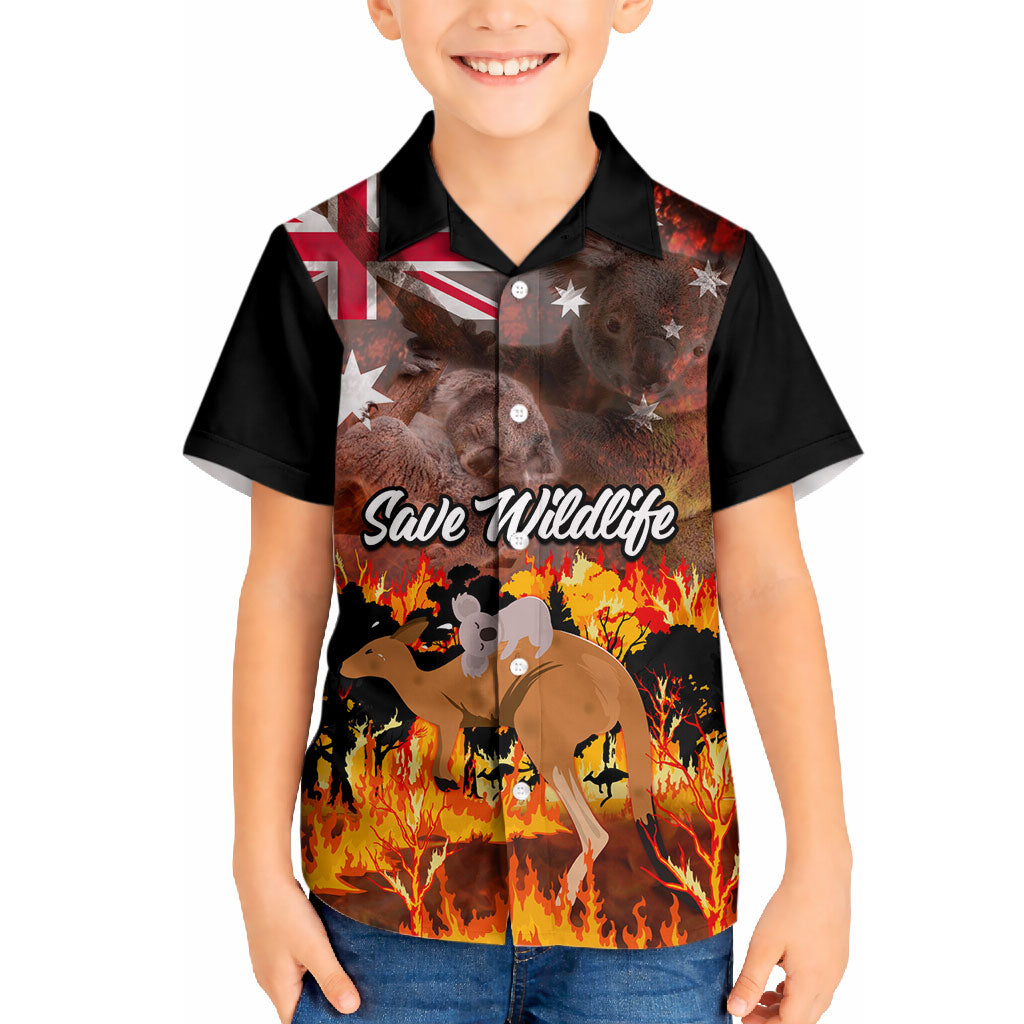 Save Wildlife Australia Hawaiian Shirt Australia Bushfire Recovery Wildlife Support