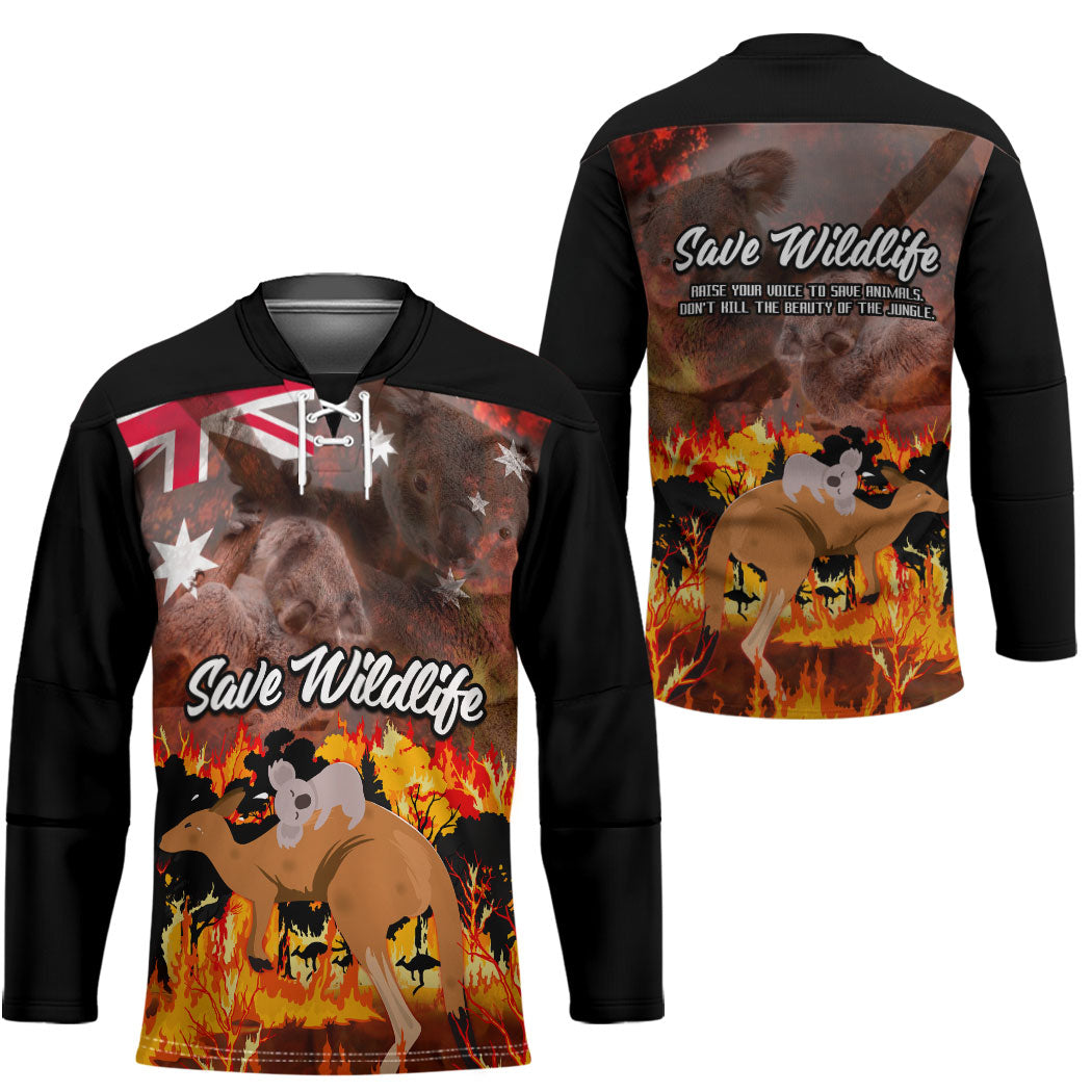 Save Wildlife Australia Hockey Jersey Australia Bushfire Recovery Wildlife Support
