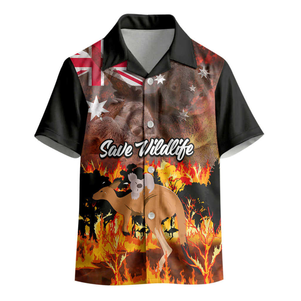 Save Wildlife Australia Kid Hawaiian Shirt Australia Bushfire Recovery Wildlife Support