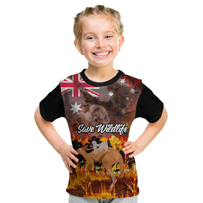 Save Wildlife Australia Kid T Shirt Australia Bushfire Recovery Wildlife Support