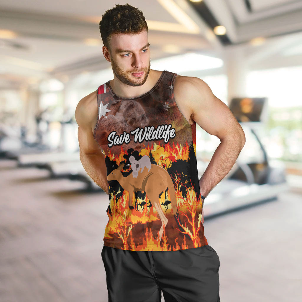 Save Wildlife Australia Men Tank Top Australia Bushfire Recovery Wildlife Support