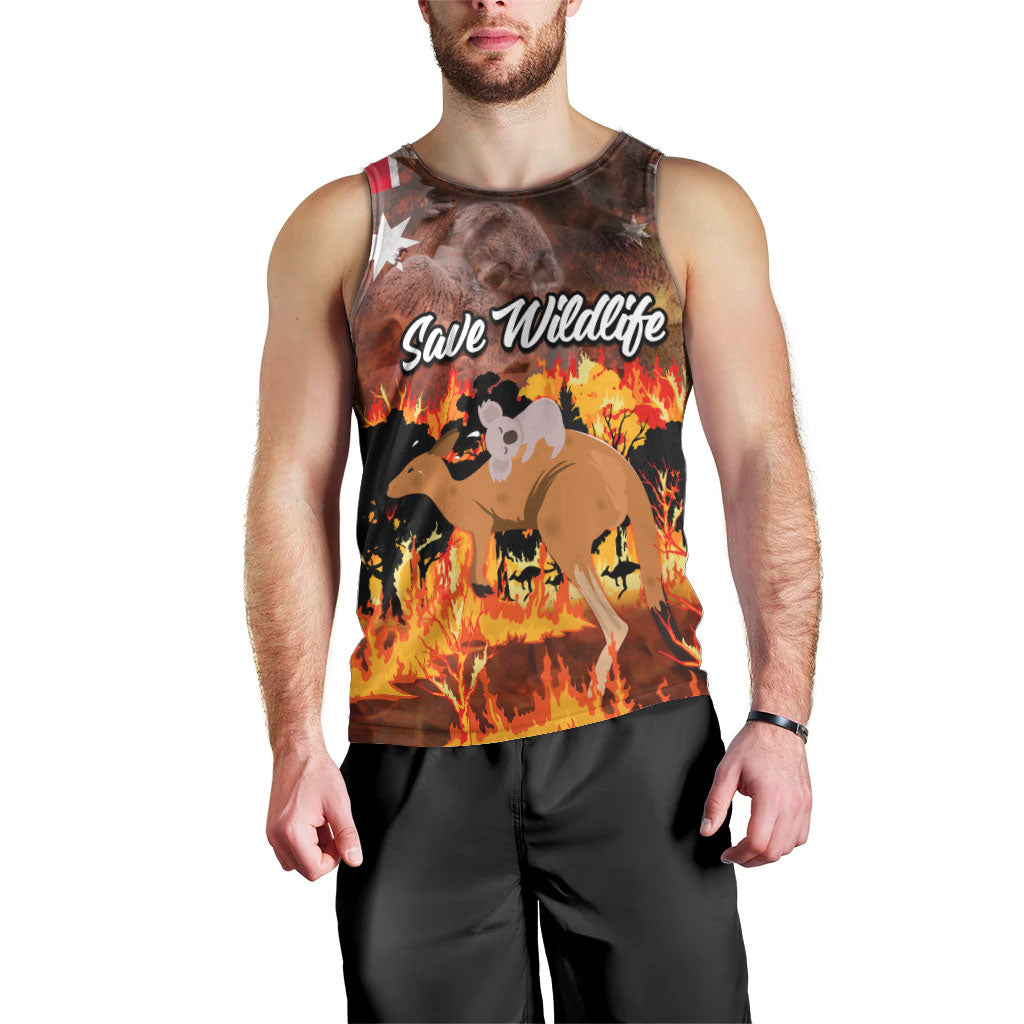 Save Wildlife Australia Men Tank Top Australia Bushfire Recovery Wildlife Support