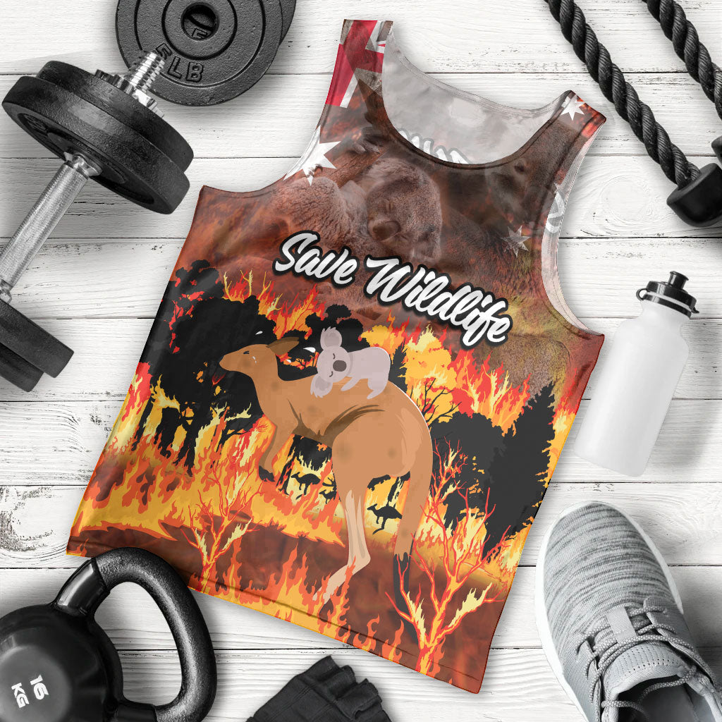 Save Wildlife Australia Men Tank Top Australia Bushfire Recovery Wildlife Support