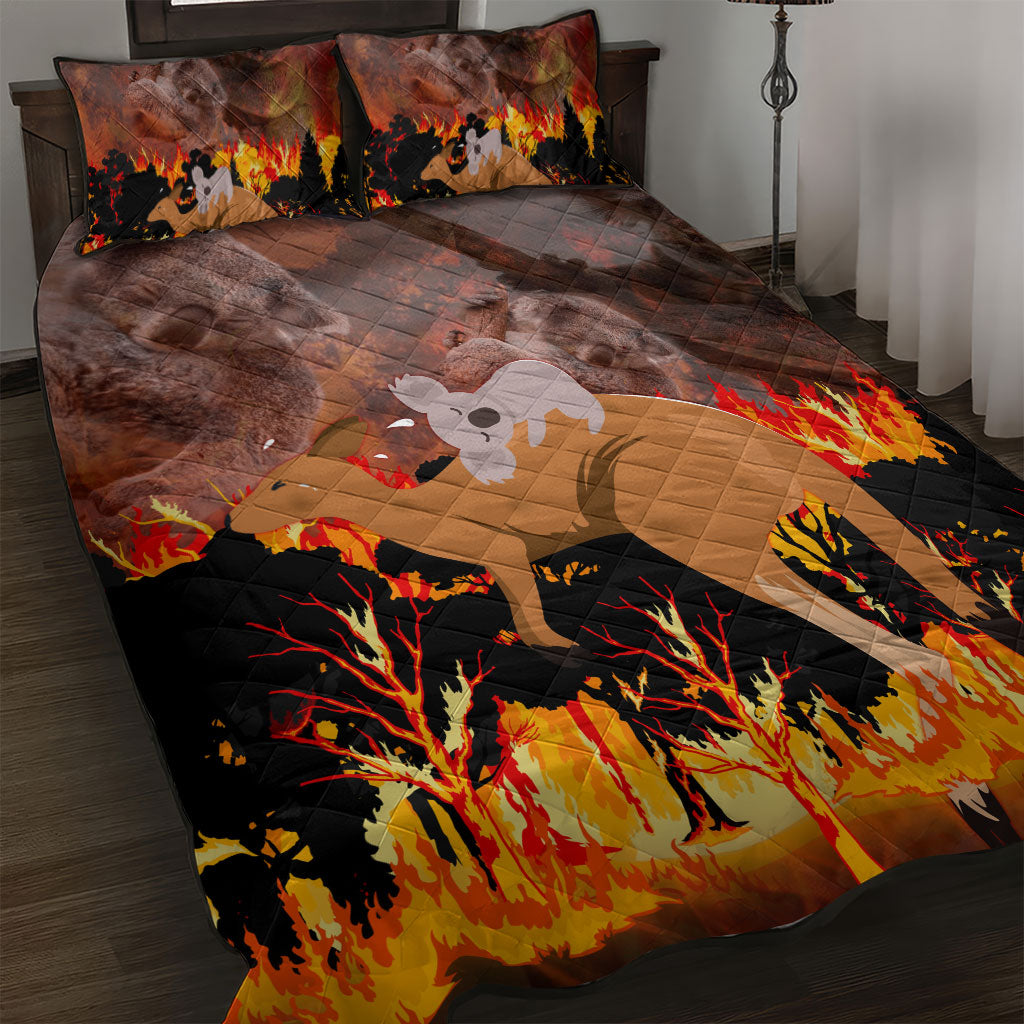 Save Wildlife Australia Quilt Bed Set Australia Bushfire Recovery Wildlife Support