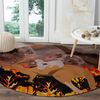 Save Wildlife Australia Round Carpet Australia Bushfire Recovery Wildlife Support