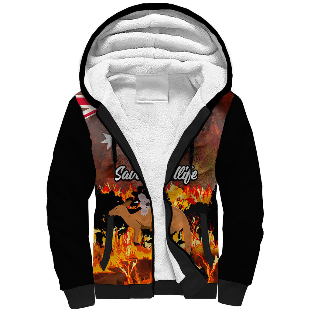 Save Wildlife Australia Sherpa Hoodie Australia Bushfire Recovery Wildlife Support