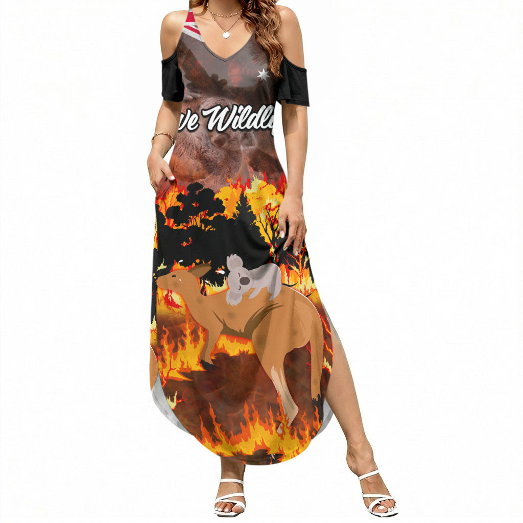 Save Wildlife Australia Summer Maxi Dress Australia Bushfire Recovery Wildlife Support