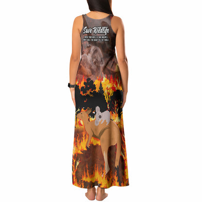 Save Wildlife Australia Tank Maxi Dress Australia Bushfire Recovery Wildlife Support