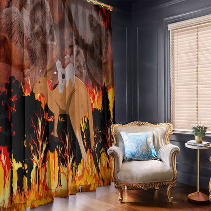Save Wildlife Australia Window Curtain Australia Bushfire Recovery Wildlife Support