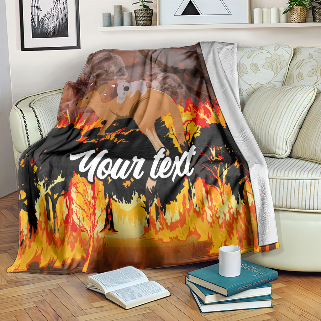 Personalised Save Wildlife Australia Blanket Australia Bushfire Recovery Wildlife Support