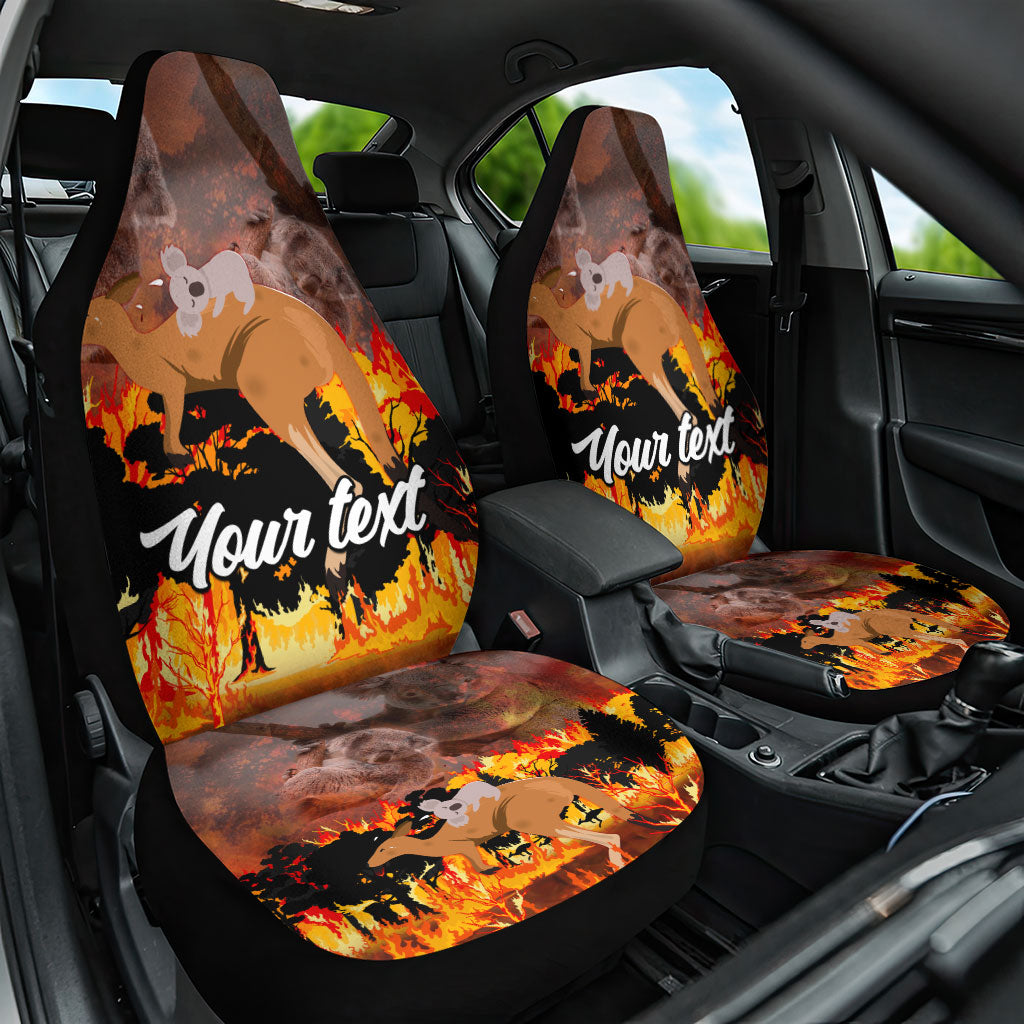 Personalised Save Wildlife Australia Car Seat Cover Australia Bushfire Recovery Wildlife Support