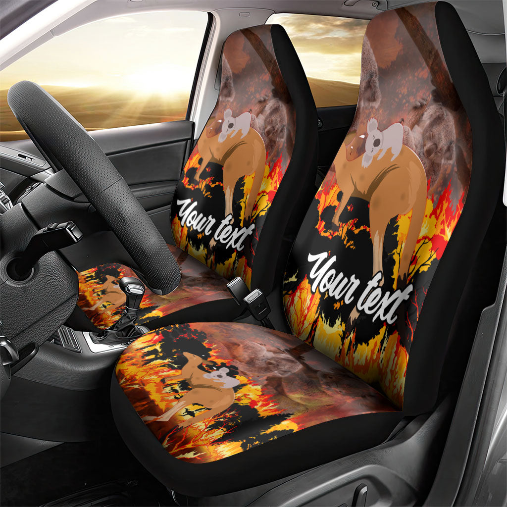 Personalised Save Wildlife Australia Car Seat Cover Australia Bushfire Recovery Wildlife Support