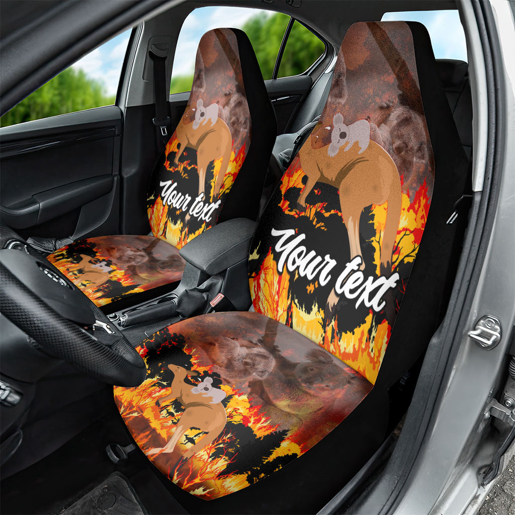 Personalised Save Wildlife Australia Car Seat Cover Australia Bushfire Recovery Wildlife Support