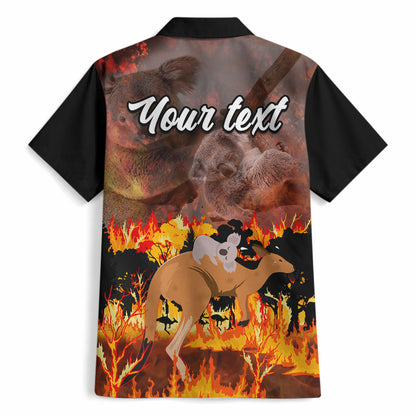 Personalised Save Wildlife Australia Hawaiian Shirt Australia Bushfire Recovery Wildlife Support