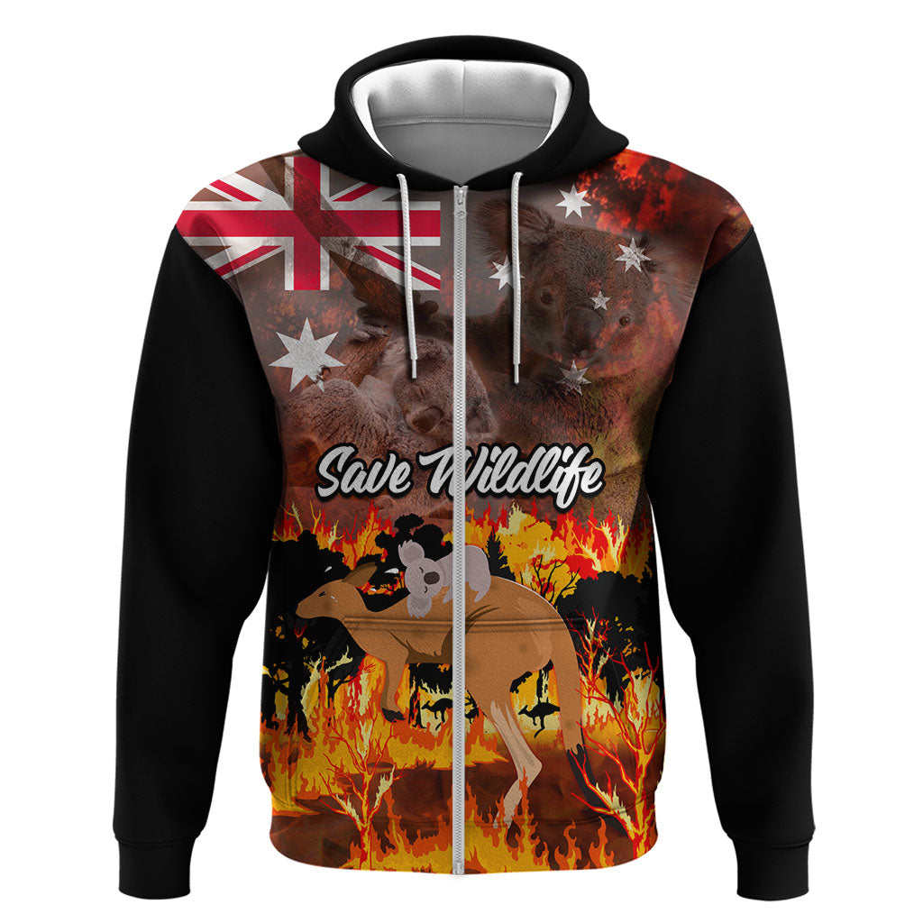 Personalised Save Wildlife Australia Hoodie Australia Bushfire Recovery Wildlife Support