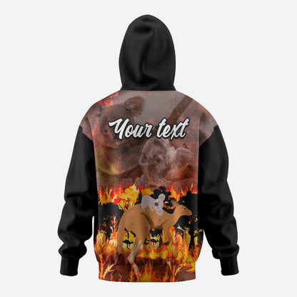 Personalised Save Wildlife Australia Hoodie Australia Bushfire Recovery Wildlife Support