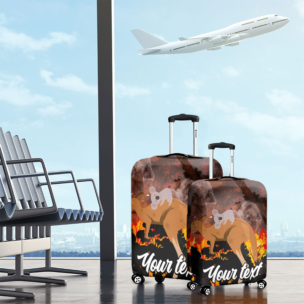 Personalised Save Wildlife Australia Luggage Cover Australia Bushfire Recovery Wildlife Support