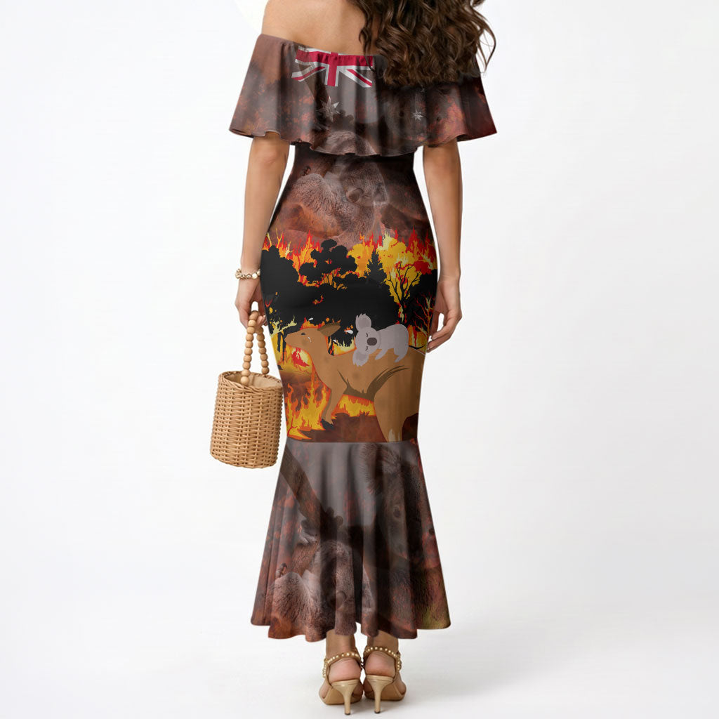 Personalised Save Wildlife Australia Mermaid Dress Australia Bushfire Recovery Wildlife Support
